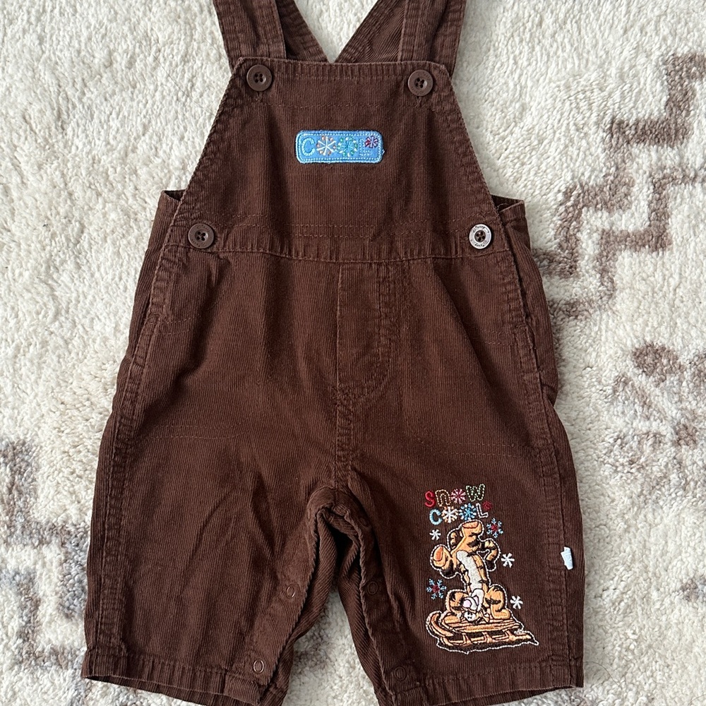 Vintage Tigger Overalls Brown
